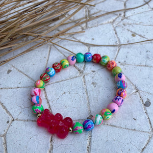 Bracelet ourson grenadine